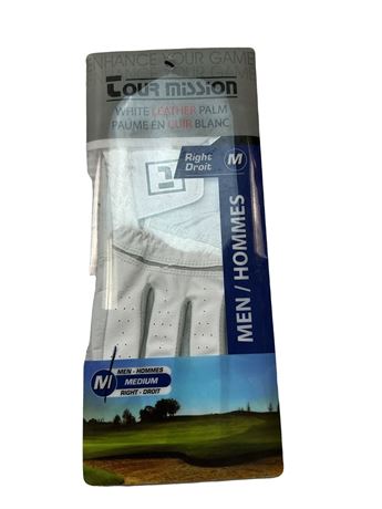 Gant de golf main droite homme M Tour Mission