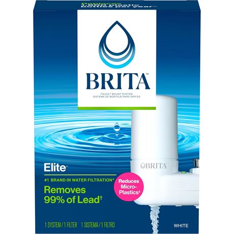 Système de filtration pour robinet Brita blanc installation facile