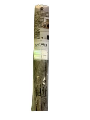 Papier peint autocollant pierre 20.5 po x 18 pi