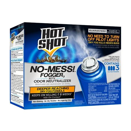3 Insecticide brouillard Hot Shot 1.2 oz