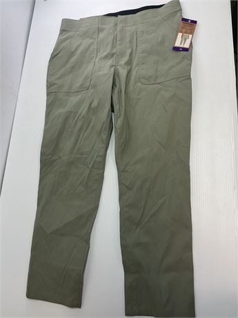 Pantalon vert kaki femme Eddie Bauer gr.14