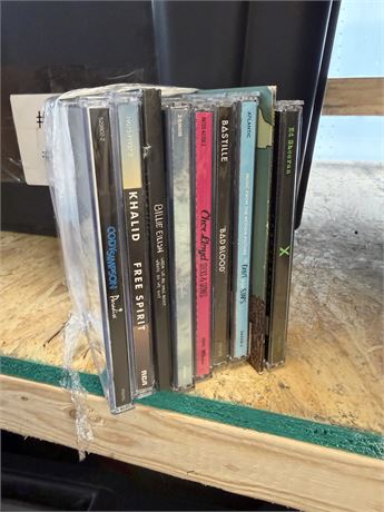 Lot de 9 CD musique
