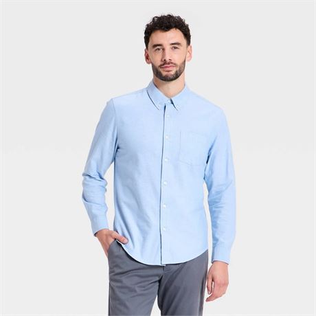 XL - Chemise Oxford boutonnée manches longues Every Wear Goodfellow & Co
