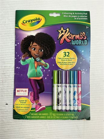 Cahier d'activités Crayola Karma’s World