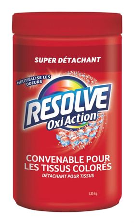 Poudre détachante Resolve Oxi Action 1.35 kg
