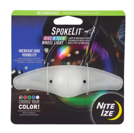 Lumière de roue rechargeable SpokeLit - Disc-O Tech