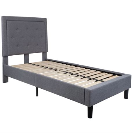 Flash Furniture — Lit plateforme capitonné Roxbury Twin