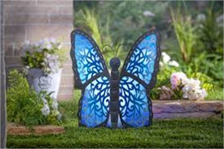 VOIR PHOTOS Papillon autoportant lumineux Garden Meadow 15,5 po H toute occasion