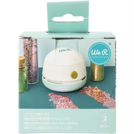 Mini aspirateur à brillants We R Memory + Confetti