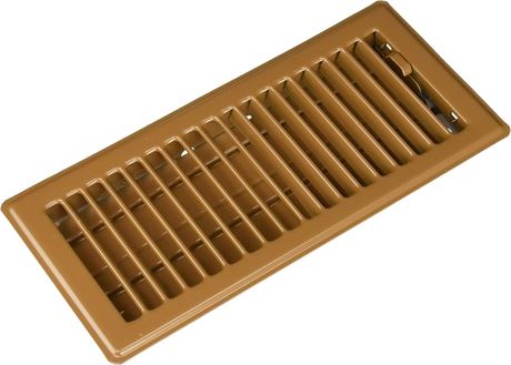 VOIR PHOTOS - LOT DE 2 - Grille de plancher Imperial 4 x 10 po brun acier