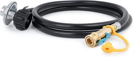 Boyau régulateur propane Laite à connexion rapide