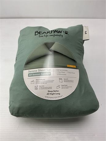 Ens. draps FULL Bearpaw Serene régulation de température