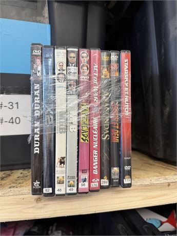 Lot de 9 films