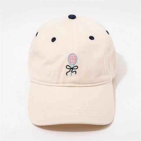 Casquette tennis Frasier Sterling crème/marine taille unique coton