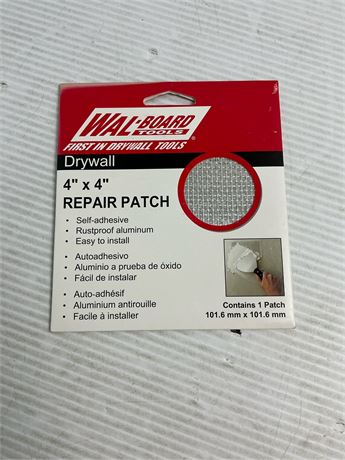 Patch réparation gypse autocollant - lot de 2
