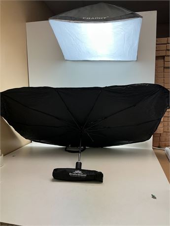 Pare-soleil parapluie pour pare-brise Brella Shield