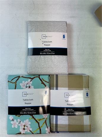 Lot de nappes assorties Mainstays