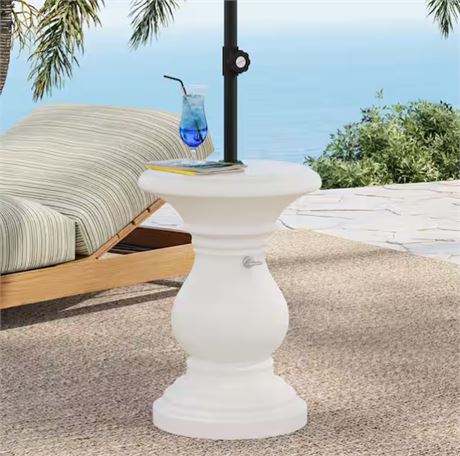 Table base de parasol oxyde de magnésium durable Christopher Knight Home