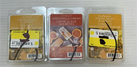 Ens. 3 cubes de cire ScentSationals