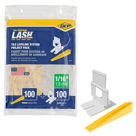 Kit nivellement tuiles QEP 200 pcs