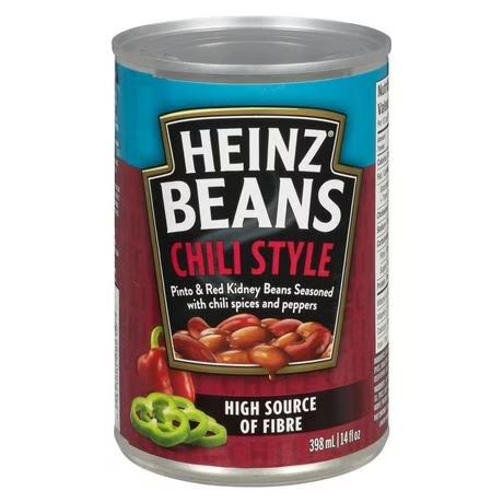 Haricots chili Heinz pinto et rouges – lot de 12