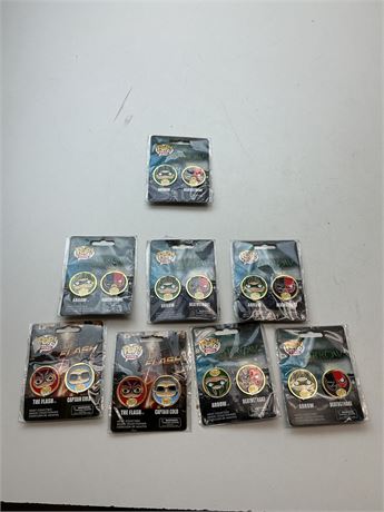Lot de 8 épinglettes Pop! paquets de 2
