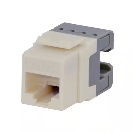 Prise Cat-6 blanche, paquet de 25