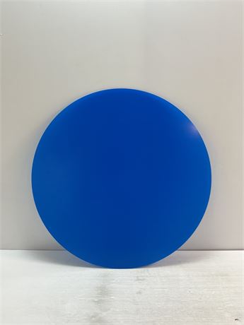 Disque acrylique plexiglas circulaire bleu