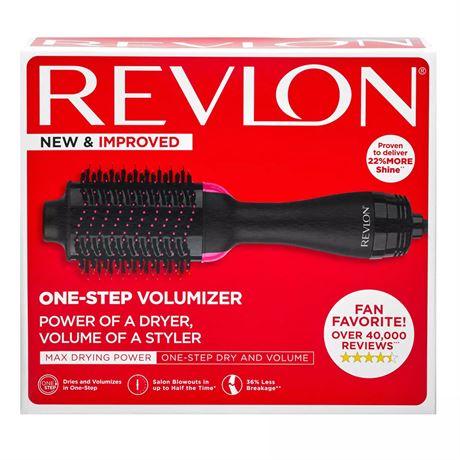 Brosse soufflante volumatrice Revlon One-Step, noire