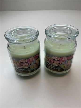Bougies parfumées Flower Shop – lot de 2