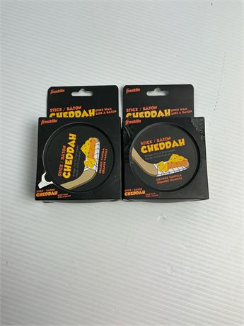 Cire pour bâton de hockey Franklin Sports Cheddah lot de 2