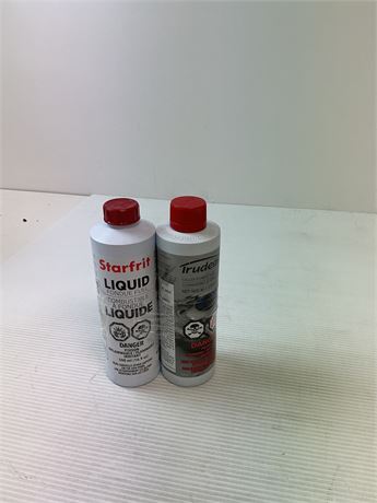 Lot de carburant à fondue gel et liquide Starfrit et Trudeau