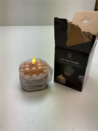 Bougie décorative LED imitation cire