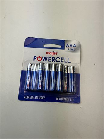 Piles Meijer AAA 12 pcs