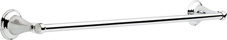 Barre porte-serviettes murale 20 po – chrome poli
