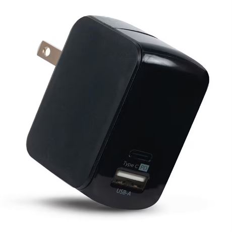 Chargeur mural USB 30 W, 2 ports USB et Type-C