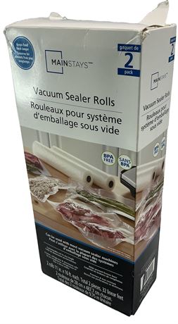Rouleaux pour scelleuse sous vide Mainstays paquet de 2