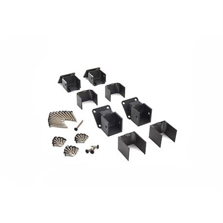 Support pivotant Trex Signature pour balustrade horiz. noir charbon