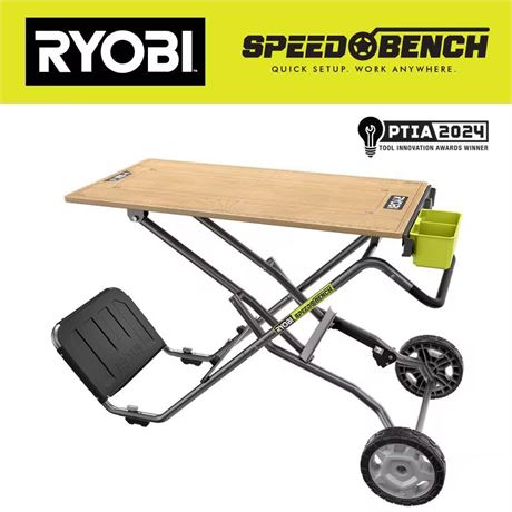 Établi mobile RYOBI SPEED BENCH vert pièce manquante
