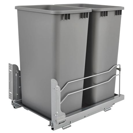 LIRE DESCRIPTION -Poubelle coulissante double Rev-A-Shelf 15 x 22 x 23 po 50 pte