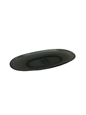 Plat ovale noir HLWN 14x7,5x1,1 po
