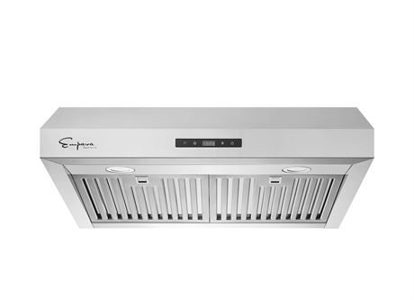 Hotte de cuisine Empava 30 po 400 PCM conduit sous armoire