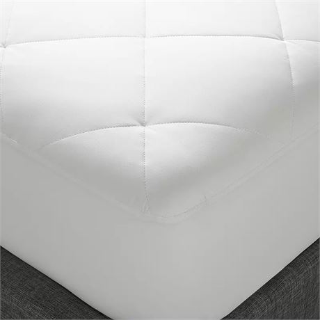 DOUBLE - Surmatelas imperméable Serta Total Protection, blanc