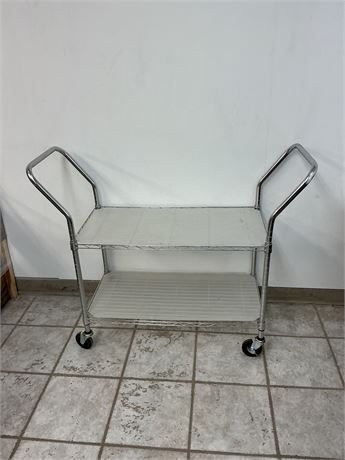 Chariot inox 47 x 18 x 39 po