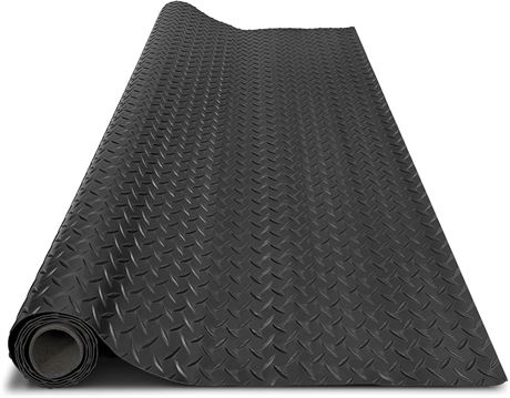 Tapis plancher garage 4 x 2,5 pi, 2,8 mm épais rouleau sous voiture/carre