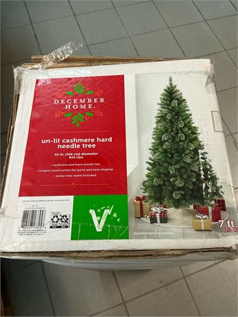 Sapin noël non éclairé sans base