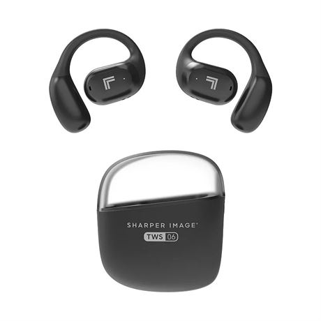 Écouteurs Bluetooth Sharper Image Open Air Sport, noirs