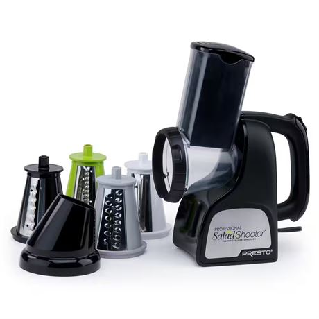 Trancheuse/râpe électrique Saladshooter Professional 114 W noir