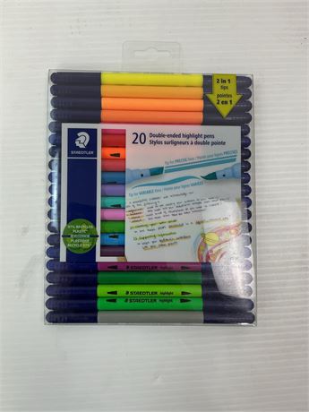 Surligneurs Staedtler double embout