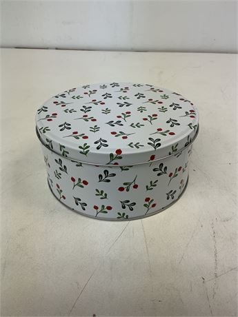 Boîte ronde de fête Holiday Time (7,75x3,5 po)